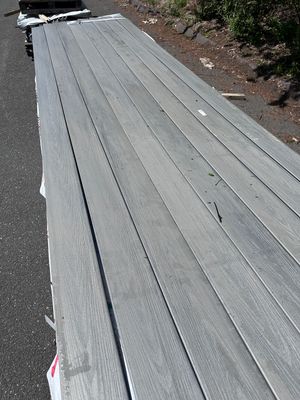 DECKORATORS 1 in. x 6 in. x 20 ft. Grooved Deck Board - Saltwater (Warehouse Seconds)
