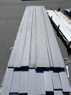 DECKORATORS 1 in. x 6 in. x 16 ft. Square Edge Deck Board - Dusk (Warehouse Seconds)