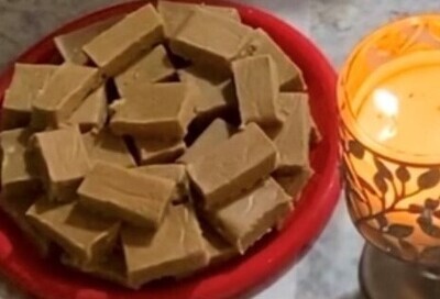 NB Peanut Butter Fudge Plain or with Walnuts - 1 lb.