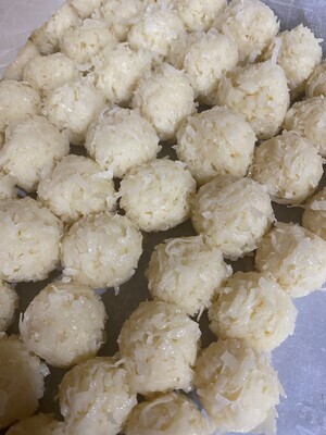 NB Coconut Balls Plain or with Walnuts - 1 lb.