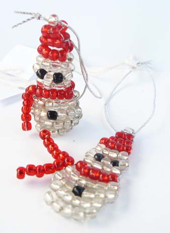 Snowmen (x2) 1x 3D Snowman and 1x 2D Snowman