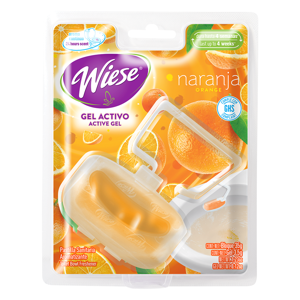 Canastilla Gel WIESE Naranja 35g