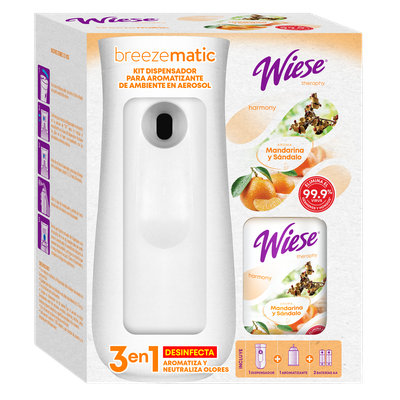 BreezeMatic WIESE Premium Mand.&Sand.Kit Disp,Spray,2Bat