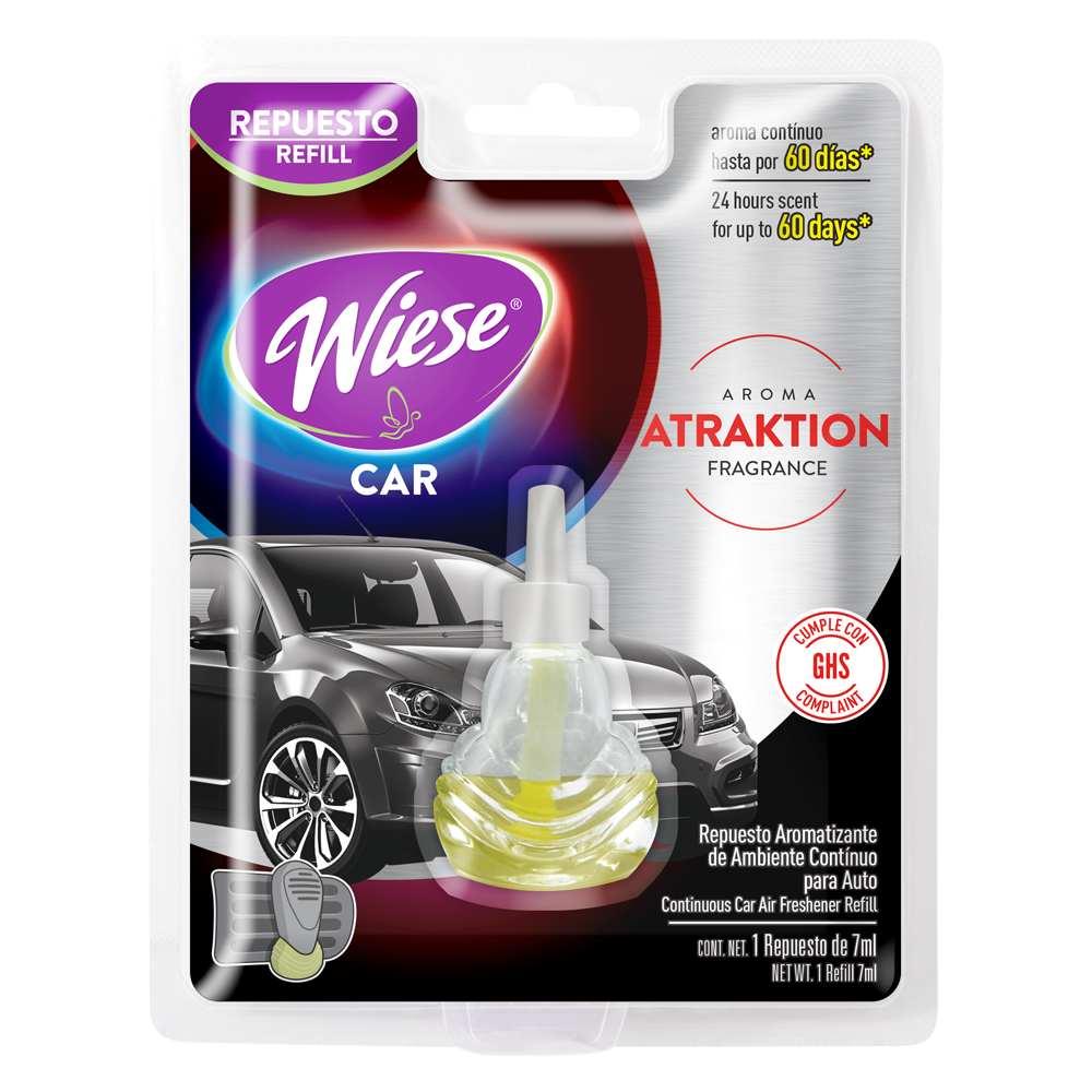 Repuesto Auto WIESE Atraktion 7ml Caja Exhibidora