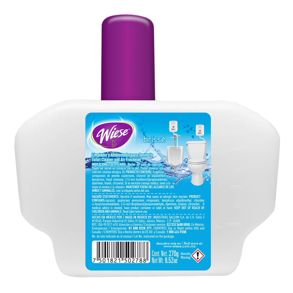 Repuesto Líquido Goteador WIESE Brisse 270g/9.52oz