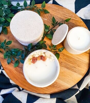 Handmade Jesmonite Candles