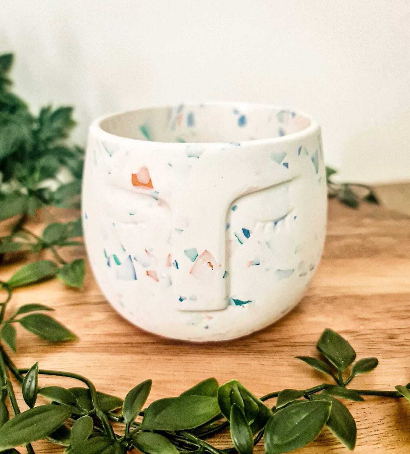 Terrazzo Nordic Face Jar