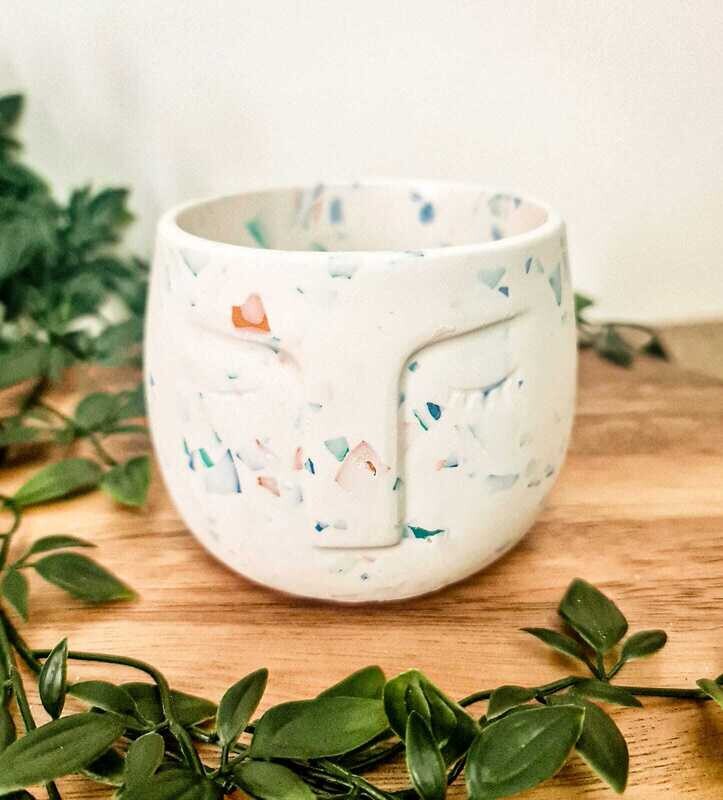 Terrazzo Nordic Face Jar