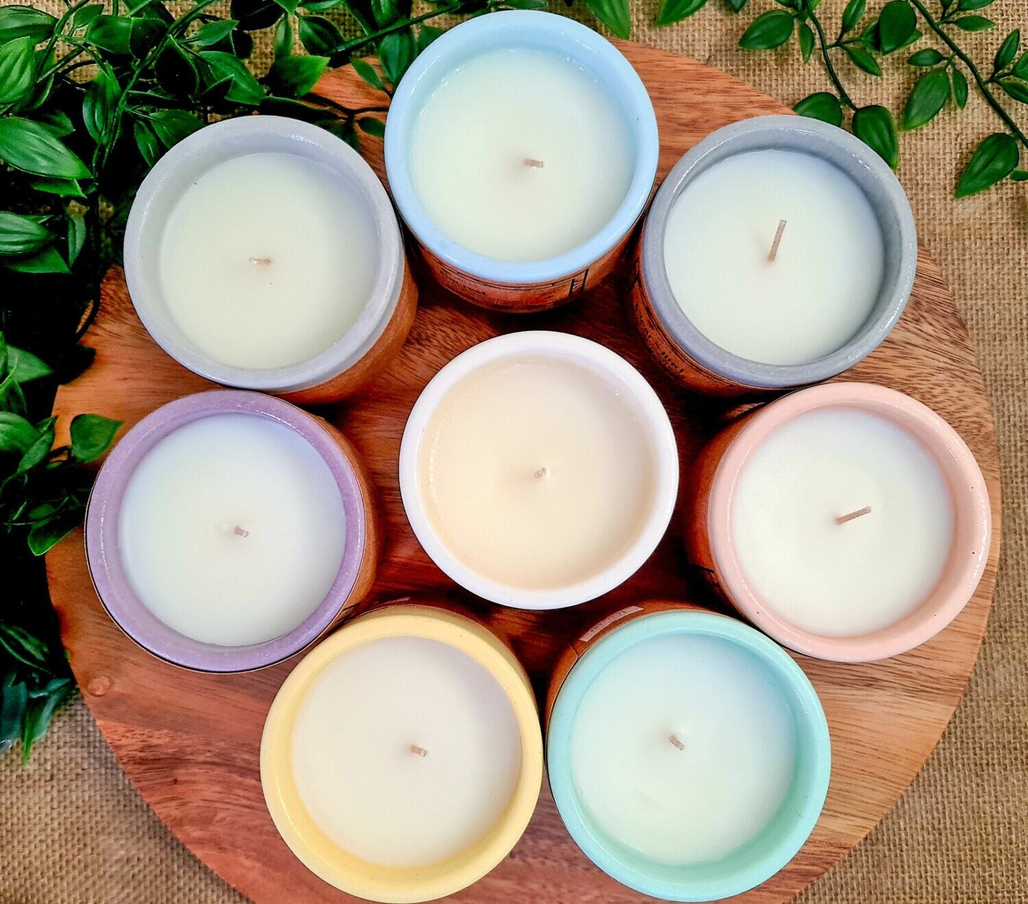 Pastel Tulip Candles