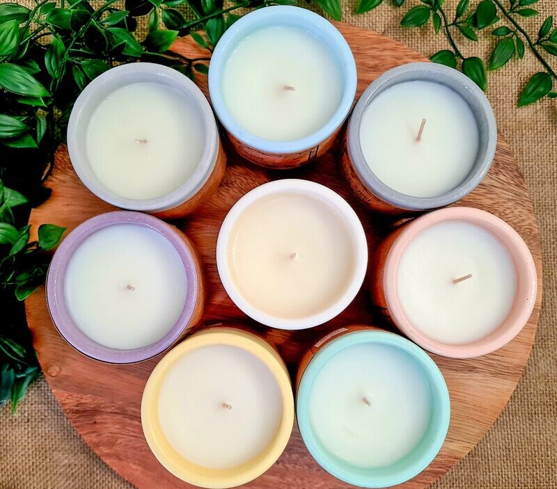 Pastel Tulip Candles