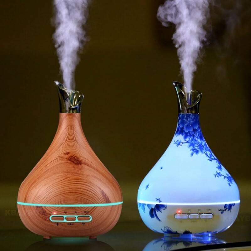 Colorful LED Light Essential Oil Diffuser Ultrasonic Aroma Diffuser 300ml
