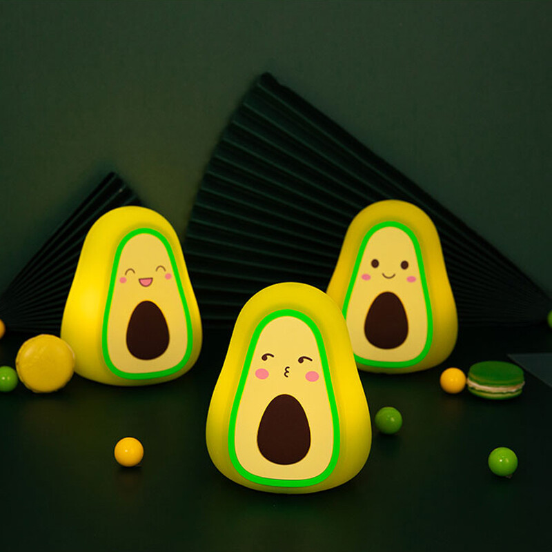 Avocado silicone light clap sleep night light