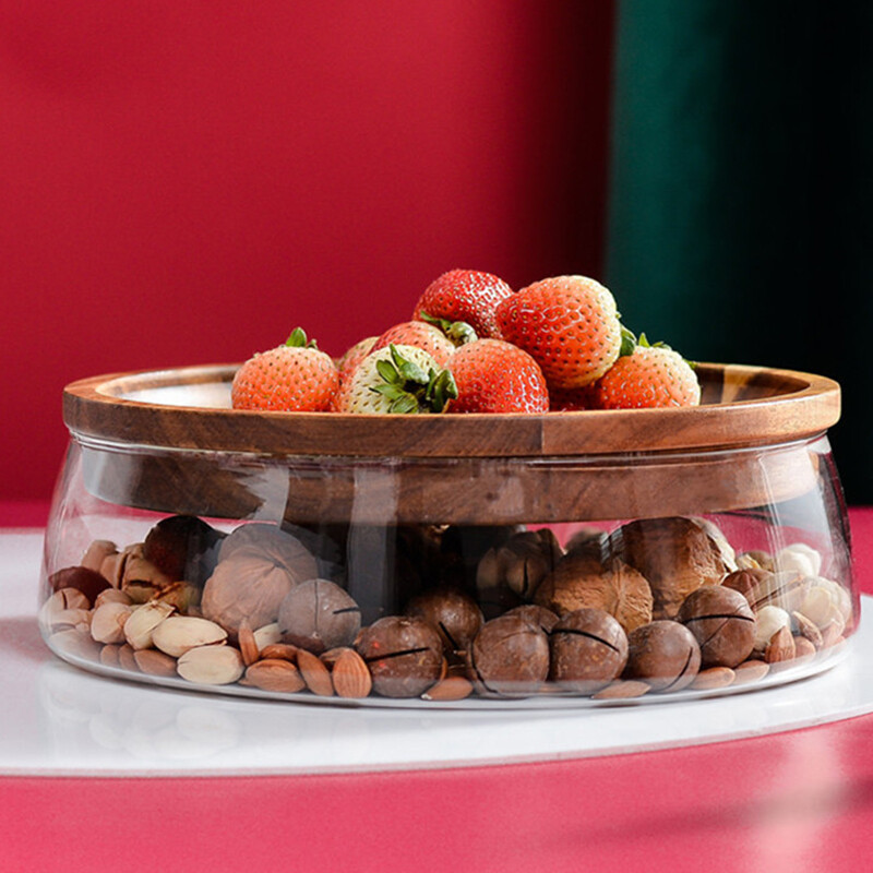 Snack Bowl With Bamboo