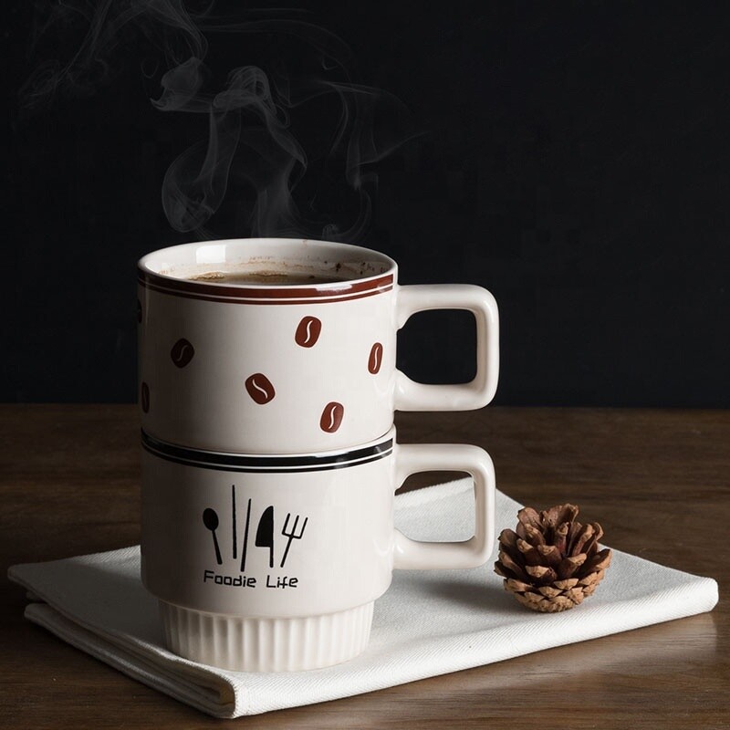 Ceramic Coffee Cup 2pcs