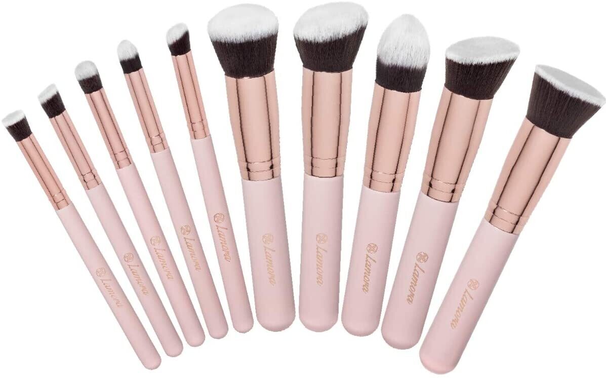 Pink Makeup Brush Set