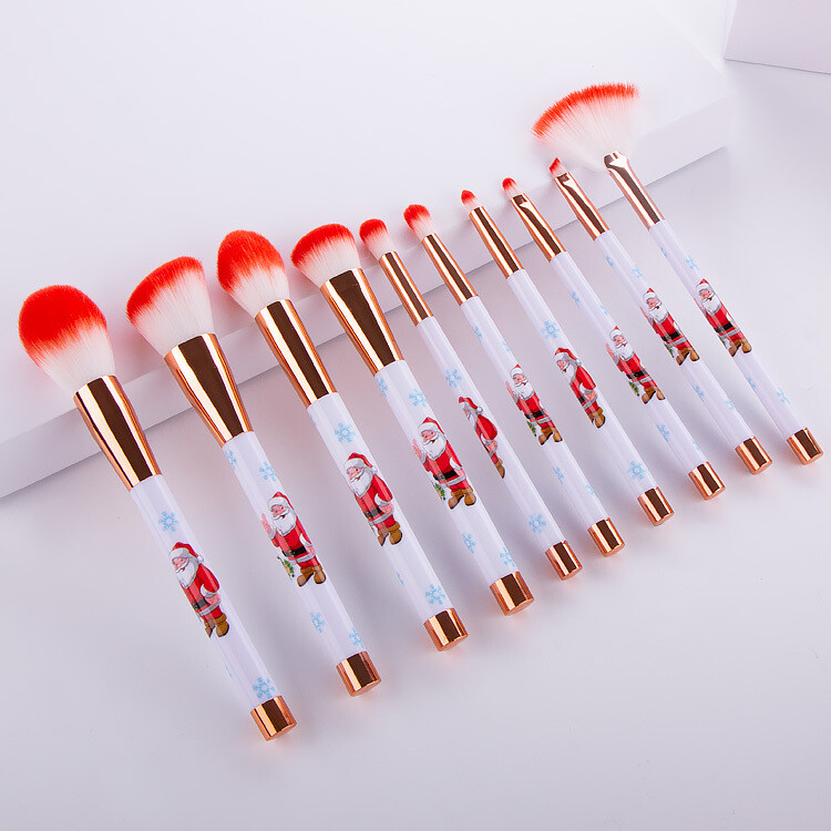 Christmas Makeup brush Set