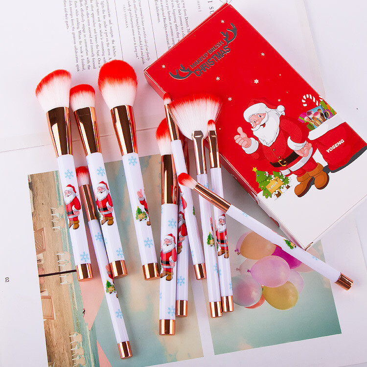 Christmas Makeup brush Set, Colour: Orange