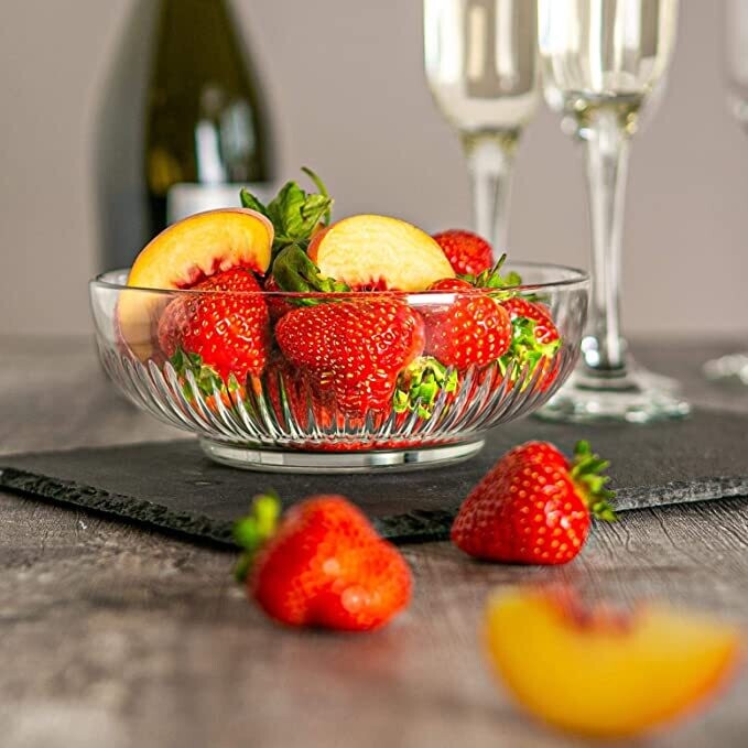 Campana Glass Serving Bowl - By Argon Tableware - 17cm