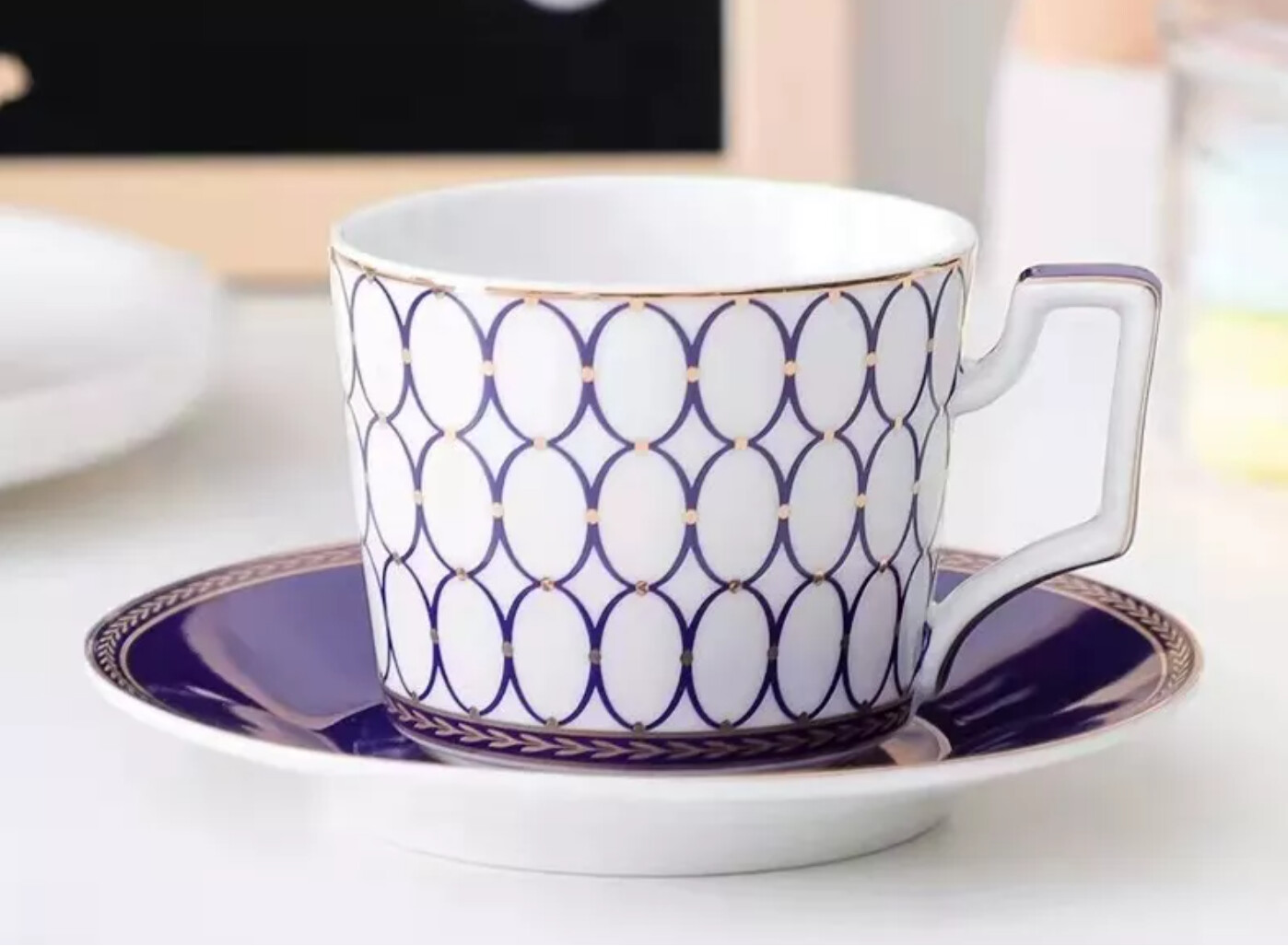 Blue Ceramic 200ml China Bone