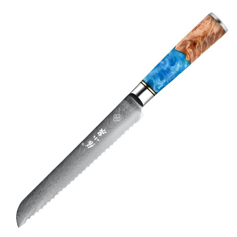 Damascus Bread Knife