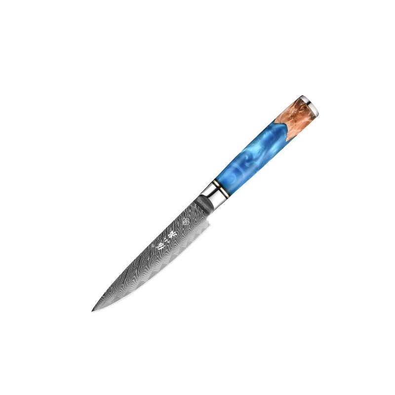 Damascus Utility Knife 5&quot;