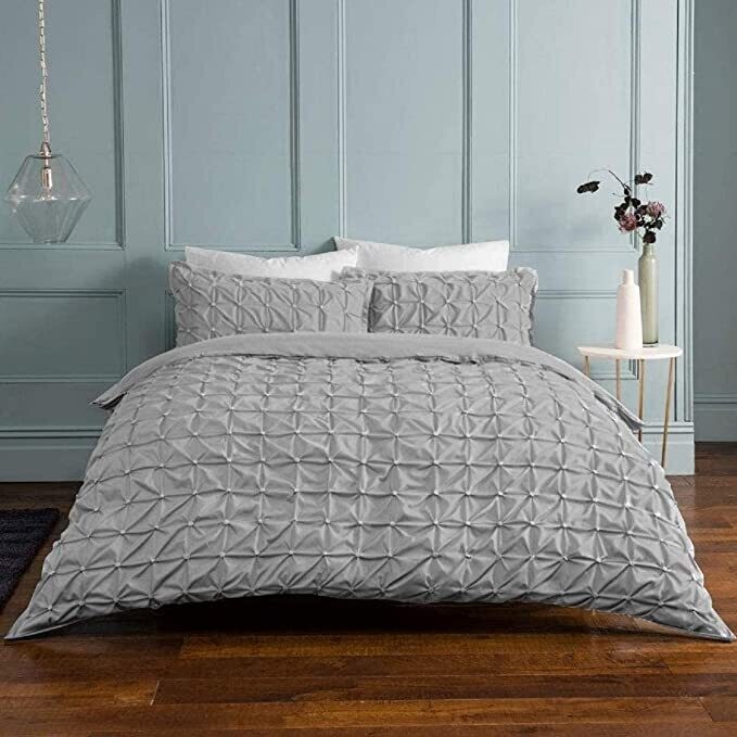 Rouched Pleats Duvet Set King