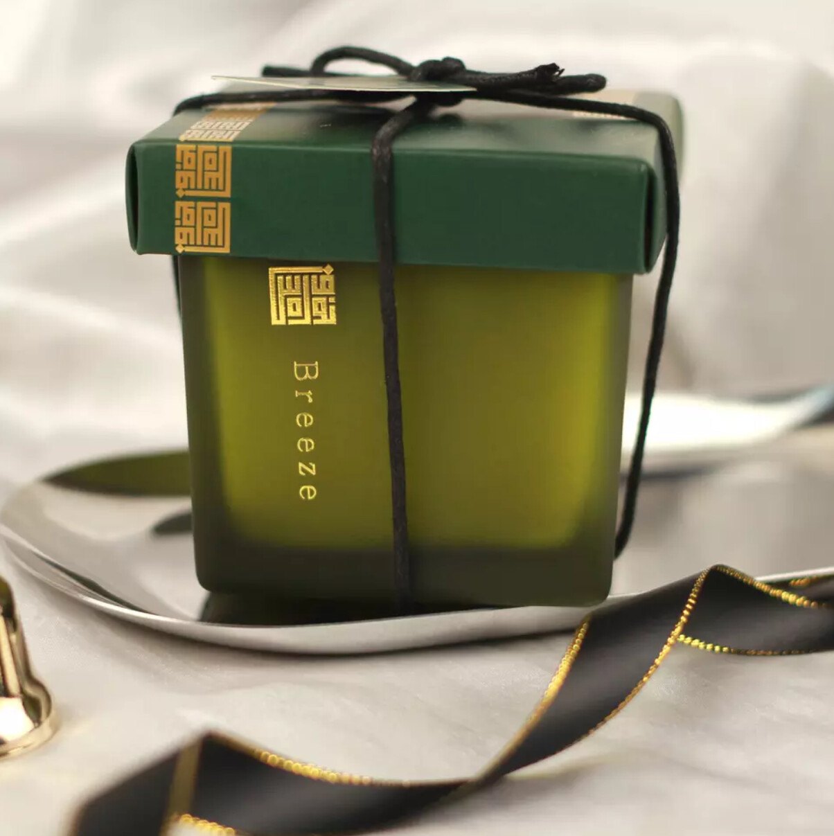 Raymeel Luxury 200g Soy Candle, Color: Green