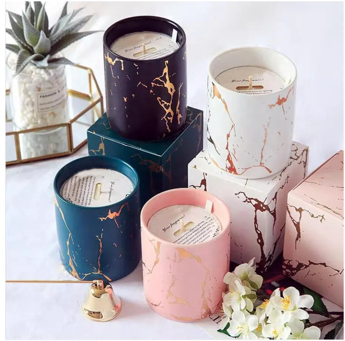 Luxury Ceramic Jar Scented Soy Candles