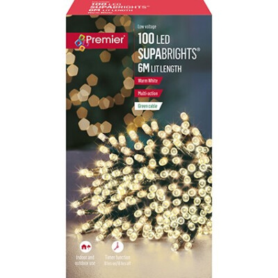 100L M-A Led Supabrights Warm White Timer