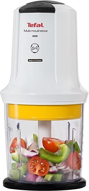 Tefal 500W EXTRA CHOP 6 IN 1 MULTI CHOPPER WHITE