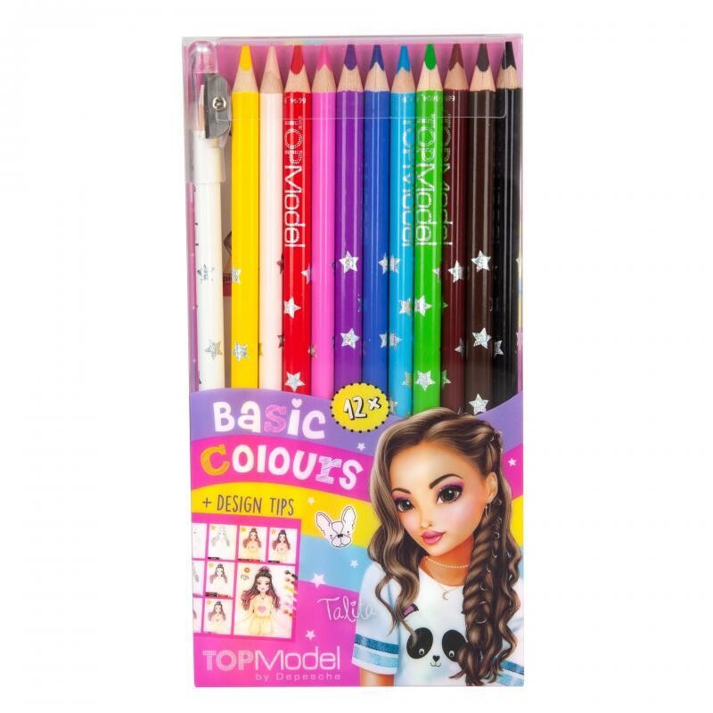 TOPMODEL COLOURED PENCIL 12PC