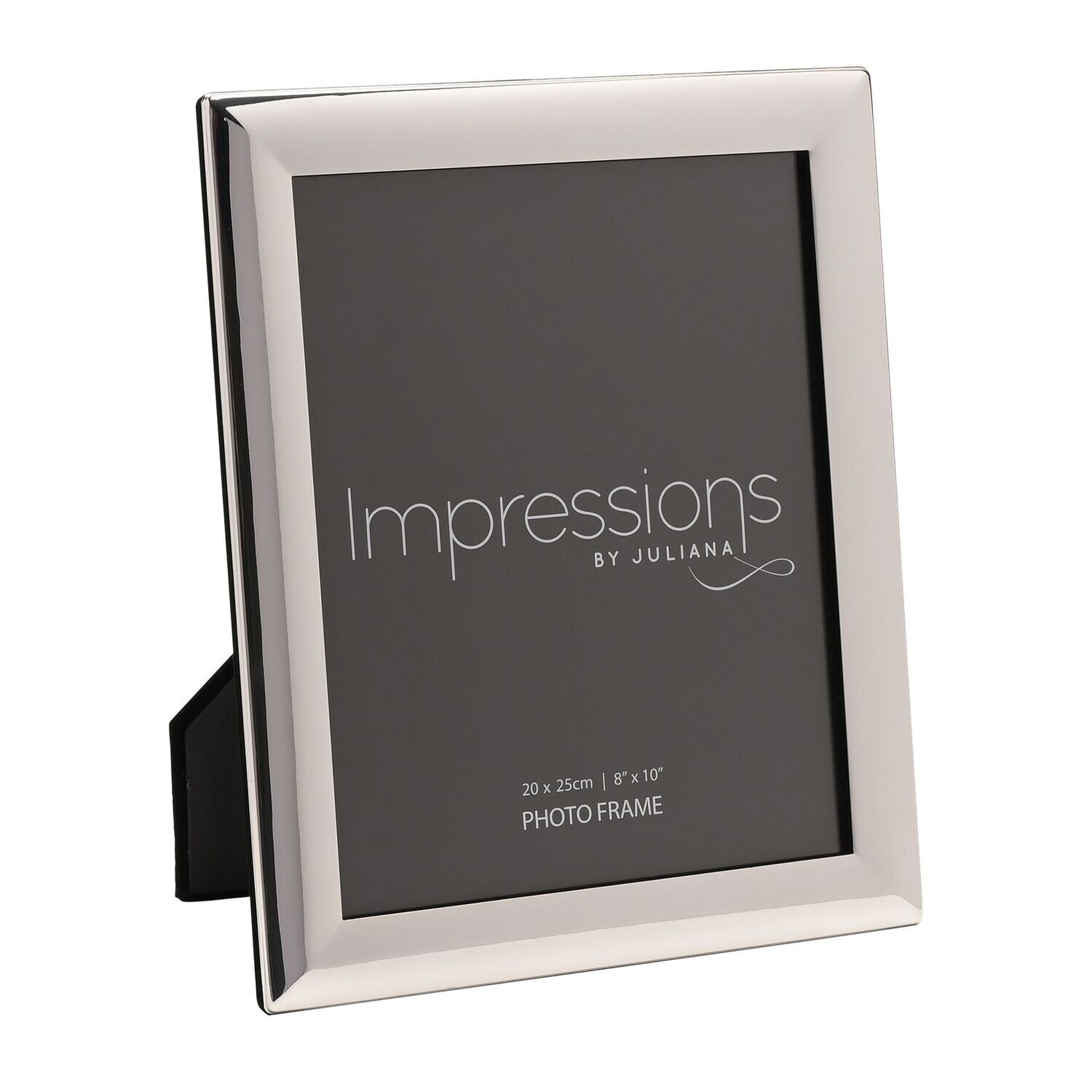 SILVERPLATED PHOTO FRAME CURVED EDGE - 8&quot; X 10&quot;