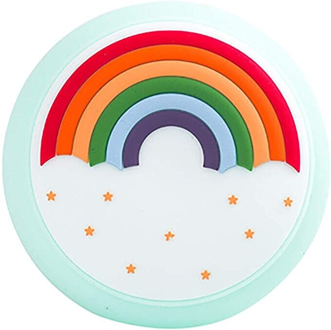 Silicon Donuts Light- Green Rainbow
