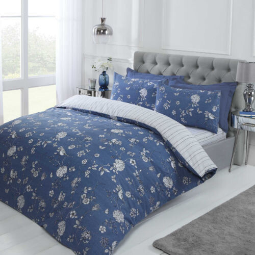 Finest Homeware Country Toile Blue Duvet Set- King
