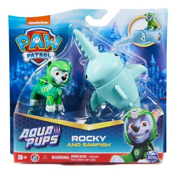 Paw Patrol Aqua Pups Rocky &amp; Sawfish