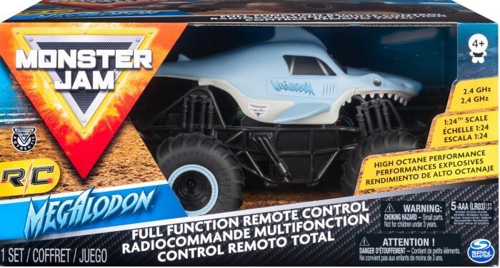 Monster Jam 1:24 2.4 GHz Remote Control Megalodon