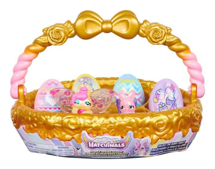 Hatchimals CollEGGtibles Bunny Family Spring Basket