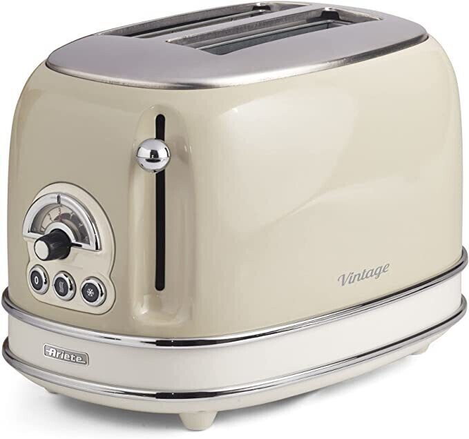 Ariete 2 Slice Toaster Cream