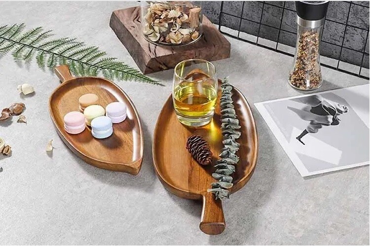 Bamboo Leaf Tray Small