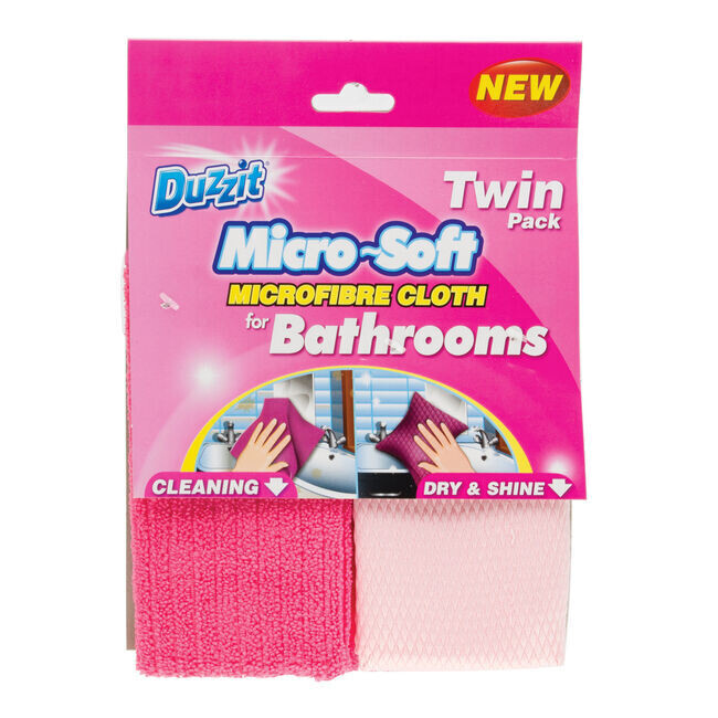DUZZIT MICROFIBRE 2 CLOTH BATHROOM