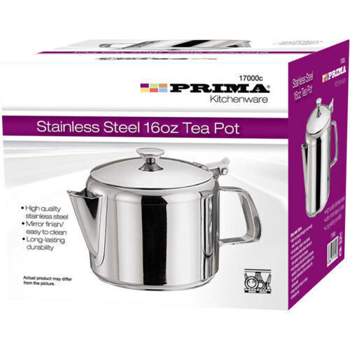 PRIMA S/S TEA POT 16OZ