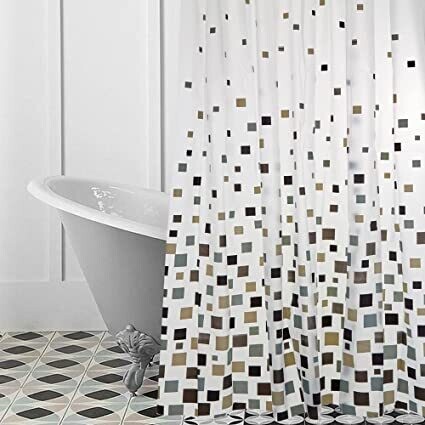APOLLO SHOWER CURTAIN PEVA MOSIAC