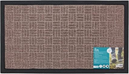 JVL DOORMAT INDOOR FIRTH TILE 40X70CM