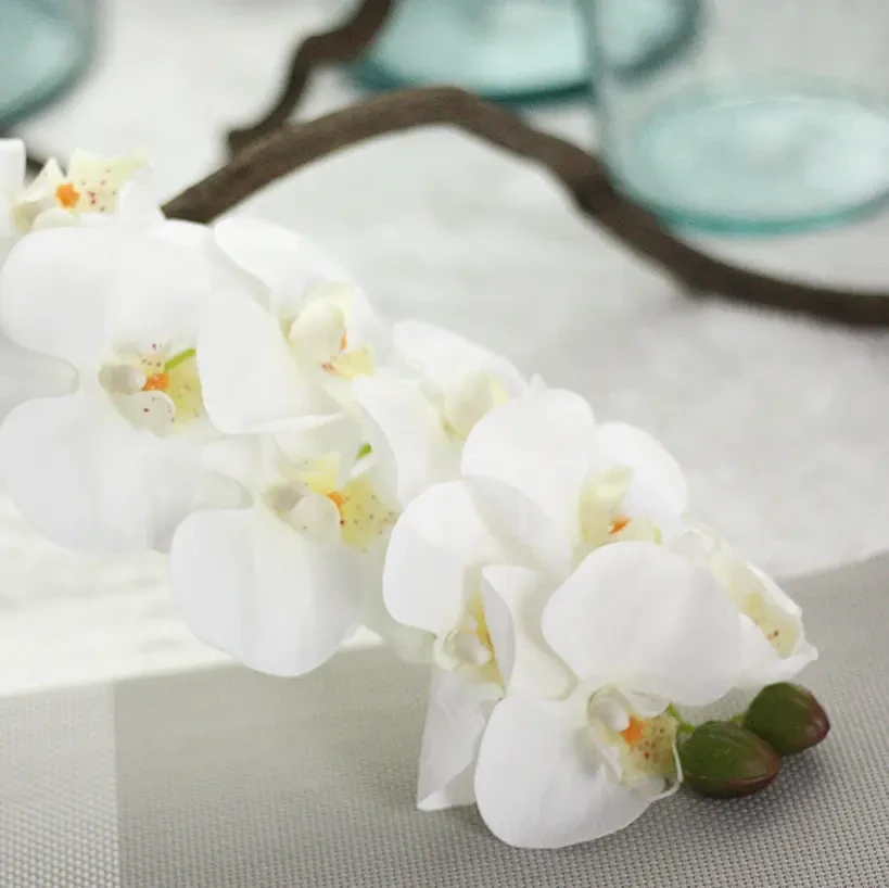 Orchid Artificial Flower-White