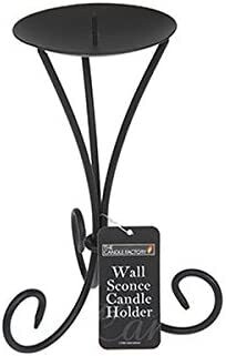 Tall Metal Scroll Candle Holder With Hang Tag