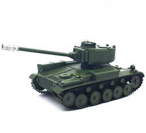 Vintage Metal Army Tank Ornament 34cm