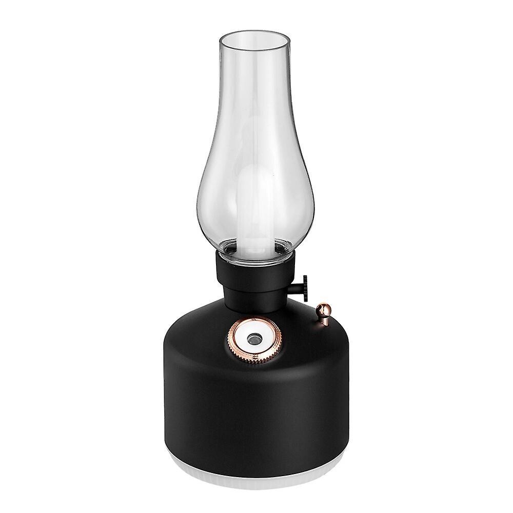 Vintage Style Lantern Aroma Diffuser / Humidifier 22cm - Black