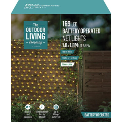 B-O Net Lights- Warm White