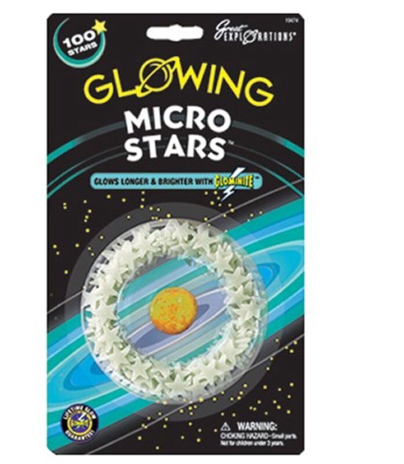 Glow-In-The-Dark Star Packs-Micro Stars 100/Pk