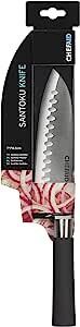 CHEF AID SANTOKU KNIFE SOFT GRIP HANDLE